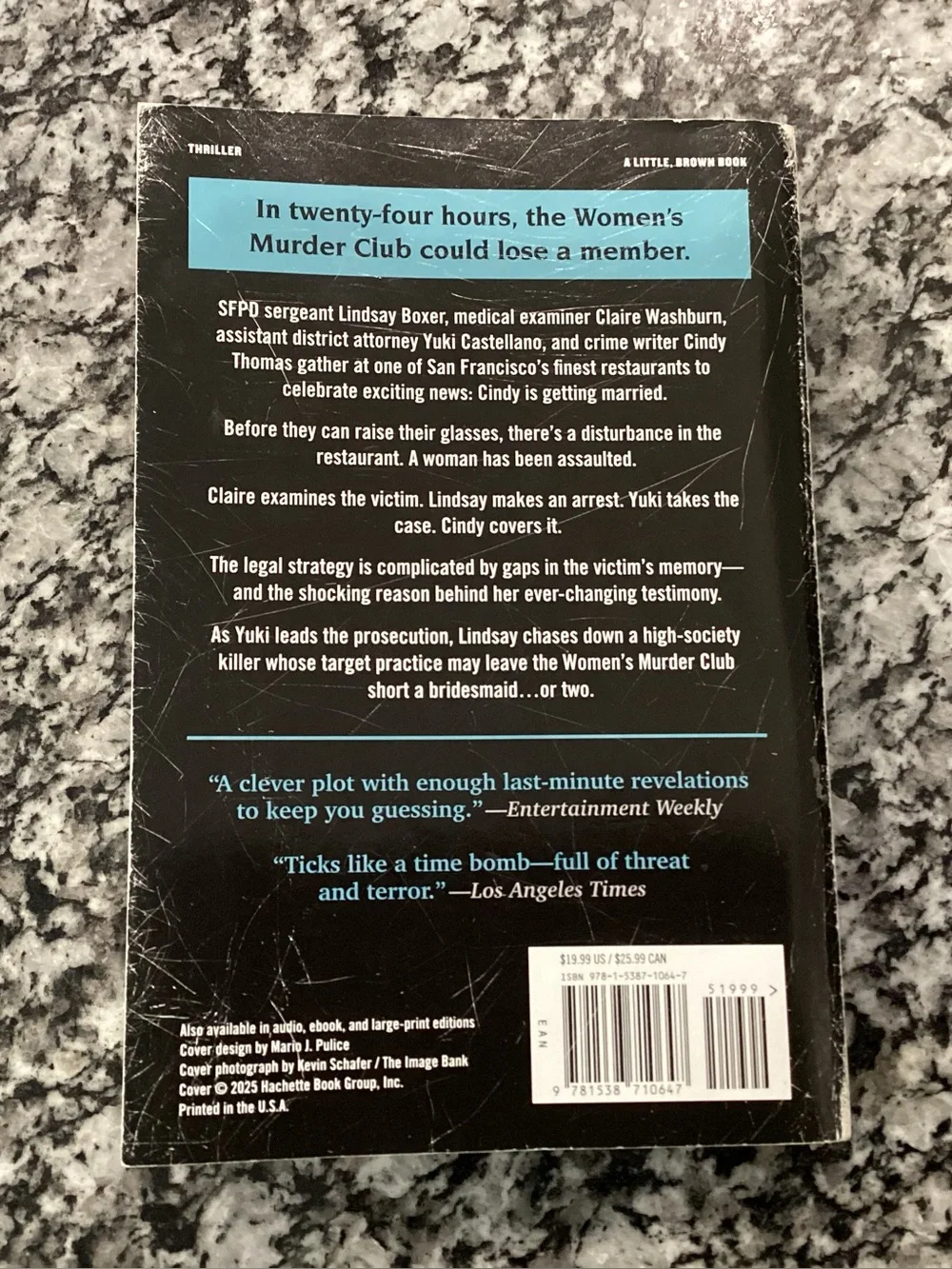🔵 - 2/$8 - James Patterson - The 24th Hour - Maxine Paetro - Paperback